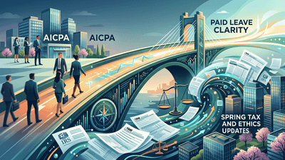 Bridging the Guidance Gap: AICPA Pushes for Paid Leave Clarity Amid a Wave of Spring Tax and Ethics Updates